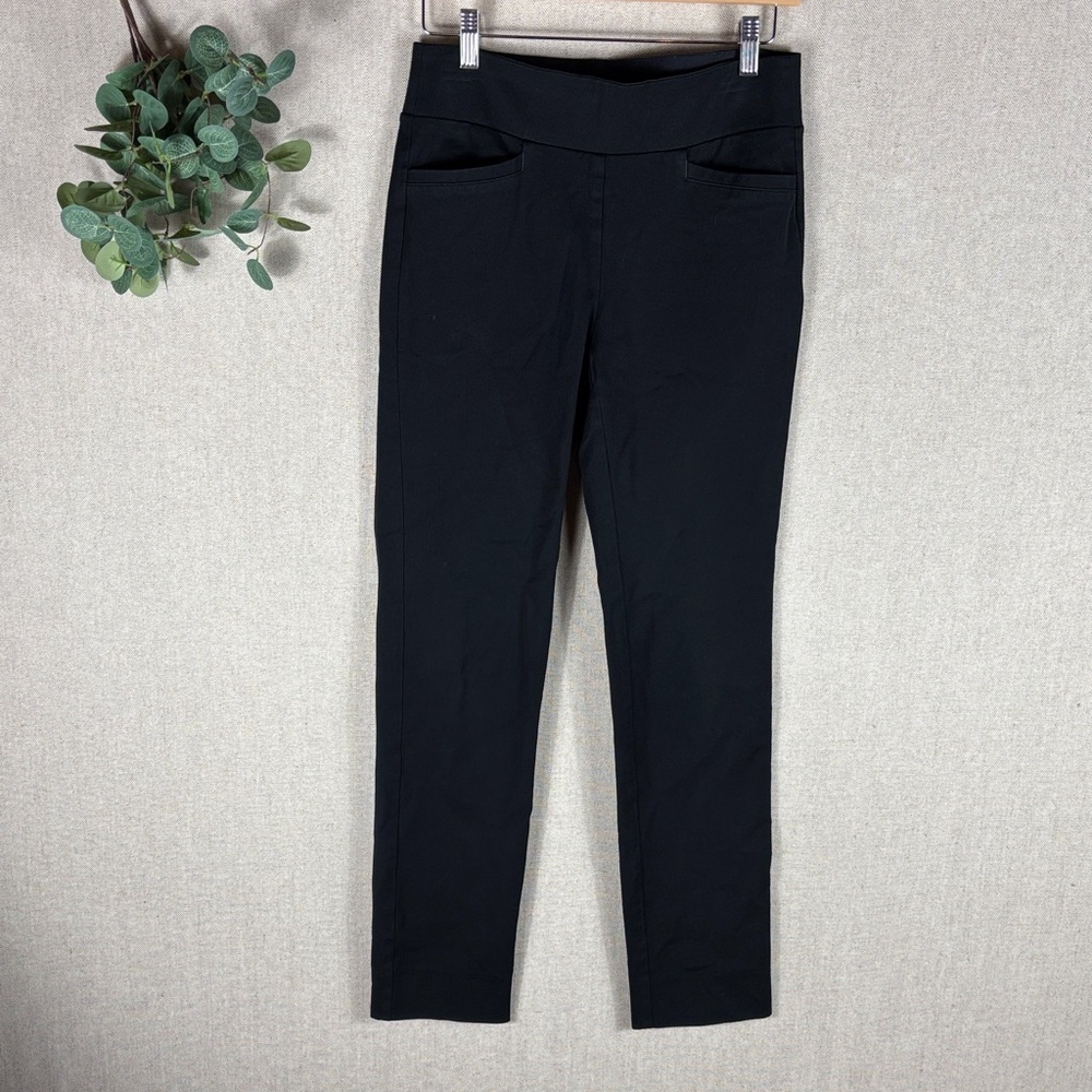Soft Surroundings > Black Slip On Skinny Pants Extra Small